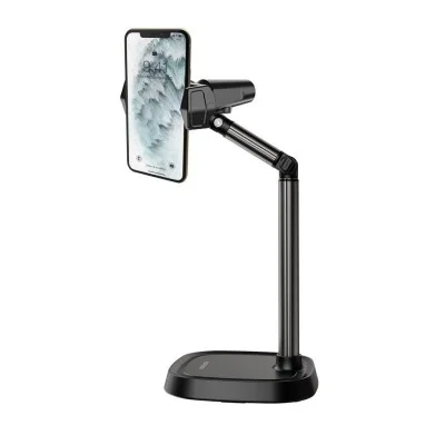 Porodo Multi-Angle Desktop Phone Stand  - Black